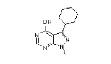 3-cyclohexyl-1-methyl-1H-pyrazolo[3,4-d]pyrimidin-4-ol